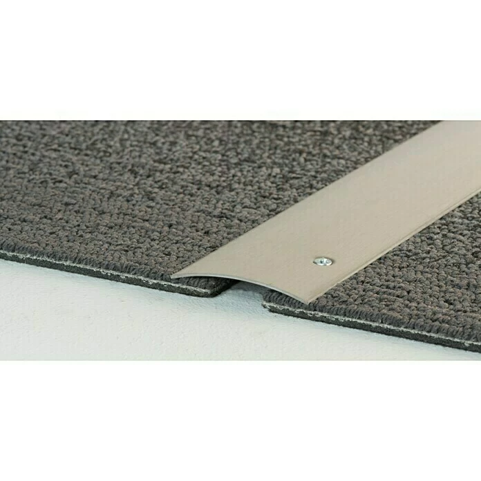 BAUHAUS LOGOCLIC Übergangsprofil 101 Edelstahl Matt, 0,9 M X 50 Mm X 5,6 Mm, Montageart: Schrauben, Seitlich Versenkt Gelocht 1 BAUHAUS LOGOCLIC Übergangsprofil 101 Edelstahl Matt, 0,9 M X 50 Mm X 5,6 Mm, Montageart: Schrauben, Seitlich Versenkt Gelocht