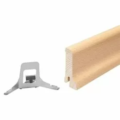 BAUHAUS Sockelleiste Buche Gedämpft 2,4 M X 2,1 Cm X 6 Cm -Angebote Fliesen Store 12 5525