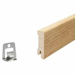 BAUHAUS Profiles And More Sockelleiste Eiche Geölt 2,4 M X 1,6 Cm X 5,8 Cm -Angebote Fliesen Store 12 5540