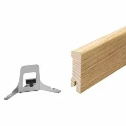 BAUHAUS Profiles And More Sockelleiste Eiche Geölt 2,4 M X 1,6 Cm X 5,8 Cm -Angebote Fliesen Store 12 5541