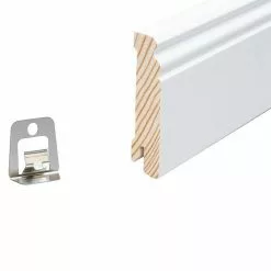 BAUHAUS Sockelleiste Weiß, 2,4 M X 1,8 Cm X 8 Cm, Profiliert 10 BAUHAUS Sockelleiste Weiß, 2,4 M X 1,8 Cm X 8 Cm, Profiliert -Angebote Fliesen Store 12 5551