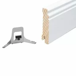 BAUHAUS Sockelleiste Weiß, 2,4 M X 1,8 Cm X 8 Cm, Profiliert 11 BAUHAUS Sockelleiste Weiß, 2,4 M X 1,8 Cm X 8 Cm, Profiliert -Angebote Fliesen Store 12 5552