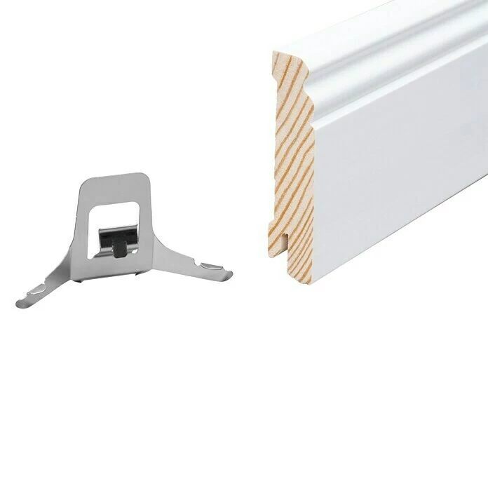 BAUHAUS Sockelleiste Weiß, 2,4 M X 1,8 Cm X 8 Cm, Profiliert 6 BAUHAUS Sockelleiste Weiß, 2,4 M X 1,8 Cm X 8 Cm, Profiliert – Bild 6