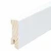 BAUHAUS Sockelleiste Weiß, 2,4 M X 1,6 Cm X 5,8 Cm, Gerade, Kiefer