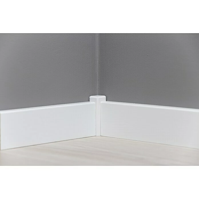 BAUHAUS Sockelleiste Weiß, 2,4 M X 1,6 Cm X 5,8 Cm, Gerade, Kiefer 3 BAUHAUS Sockelleiste Weiß, 2,4 M X 1,6 Cm X 5,8 Cm, Gerade, Kiefer – Bild 3
