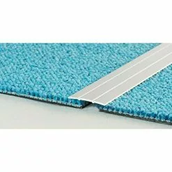 BAUHAUS LOGOCLIC Übergangsprofil 132 Silber, 1 M X 38 Mm X 2,5 Mm, Montageart: Kleben