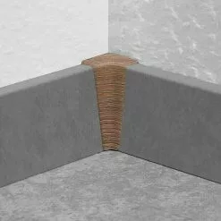 BAUHAUS LOGOCLIC Innenecke K40 C Kastanie, 2 Stk., Passend Für: LOGOCLIC Sockelleiste K40 C