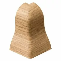 BAUHAUS LOGOCLIC Außenecke K40 Eiche Struktur, 2 Stk., Geeignet Für: Sockelleiste K40