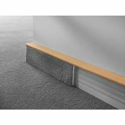 BAUHAUS LOGOCLIC Teppichsockelleiste TSL Buche, 2,5 M X 16 Mm X 55 Mm
