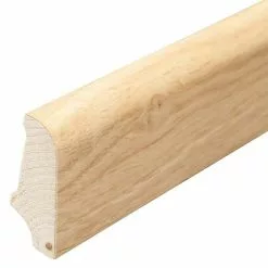 BAUHAUS Sockelleiste Eiche Hell 2,4 M X 1,9 Cm X 3,8 Cm