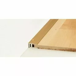 BAUHAUS LOGOCLIC Abschlussprofil 222 Gold, 0,9 M X 21 Mm, Montageart: Schrauben