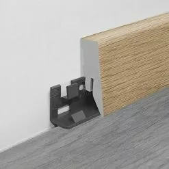 BAUHAUS LOGOCLIC Sockelleiste Riverside 2,6 M X 18 Mm X 50 Mm, Gerade