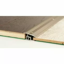 BAUHAUS LOGOCLIC Übergangsprofil 401 Edelstahl Matt, 0,9 M X 38 Mm, Montageart: Schrauben