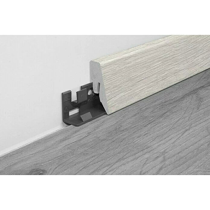 BAUHAUS LOGOCLIC Sockelleiste K40 C Eiche Noville 2,6 M X 19 Mm X 40 Mm, Gerade 1 BAUHAUS LOGOCLIC Sockelleiste K40 C Eiche Noville 2,6 M X 19 Mm X 40 Mm, Gerade