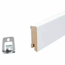 BAUHAUS Sockelleiste Weiß, 2,4 M X 16 Mm X 58 Mm, Gerundet, MDF 8 BAUHAUS Sockelleiste Weiß, 2,4 M X 16 Mm X 58 Mm, Gerundet, MDF -Angebote Fliesen Store 12 5778