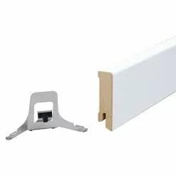 BAUHAUS Sockelleiste Weiß, 2,4 M X 16 Mm X 58 Mm, Gerundet, MDF 9 BAUHAUS Sockelleiste Weiß, 2,4 M X 16 Mm X 58 Mm, Gerundet, MDF -Angebote Fliesen Store 12 5779