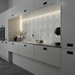 BAUHAUS Feinsteinzeugfliese Vintage Rivera Montecarlo 25 X 25 Cm, Weiß/Blau/Grau, Matt -Angebote Fliesen Store 12 58