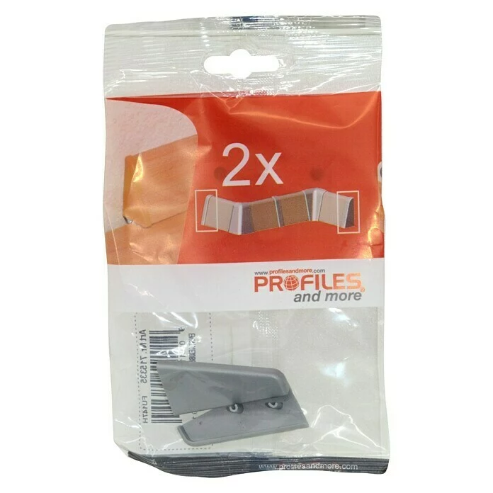 BAUHAUS Profiles And More Endkappe FU147H Silber, 2 Stk. 2 BAUHAUS Profiles And More Endkappe FU147H Silber, 2 Stk. – Bild 2