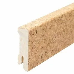 BAUHAUS Sockelleiste Kork Dunkel 2,4 M X 1,6 Cm X 5,8 Cm
