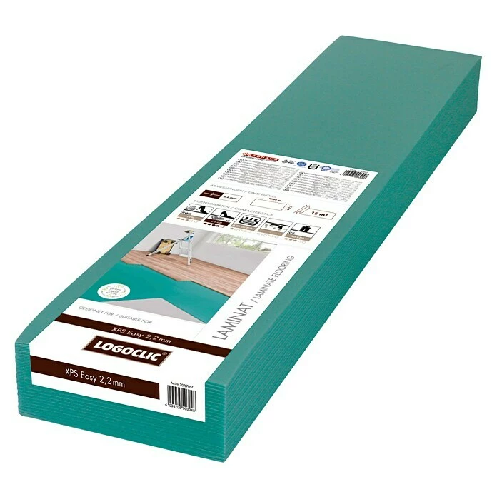 BAUHAUS LOGOCLIC Dämmunterlage XPS Easy 15 M², Stärke: 2,2 Mm 1 BAUHAUS LOGOCLIC Dämmunterlage XPS Easy 15 M², Stärke: 2,2 Mm