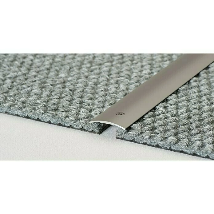 BAUHAUS LOGOCLIC Übergangsprofil 130 Edelstahl Matt, 1 M X 30 Mm X 3,9 Mm, Montageart: Schrauben 1 BAUHAUS LOGOCLIC Übergangsprofil 130 Edelstahl Matt, 1 M X 30 Mm X 3,9 Mm, Montageart: Schrauben