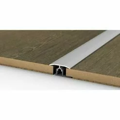 BAUHAUS LOGOCLIC Übergangsprofil 303 Silber, 0,9 M X 34 Mm, Montageart: Stecken