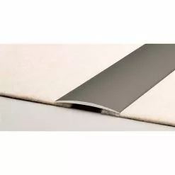 BAUHAUS LOGOCLIC Übergangsprofil 134 Edelstahl Matt, 1 M X 60 Mm X 5 Mm, Montageart: Kleben