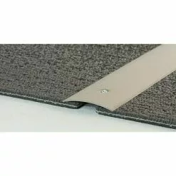 BAUHAUS LOGOCLIC Übergangsprofil 101 Edelstahl Matt, 0,9 M X 50 Mm X 5,6 Mm, Montageart: Schrauben, Mittig Versenkt Gelocht