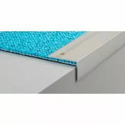 BAUHAUS LOGOCLIC Treppenkantenprofil 293 Edelstahl Matt, 2,5 M X 40 Mm X 25 Mm, Montageart: Schrauben