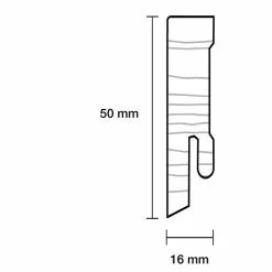 BAUHAUS Sockelleiste Weiß, 2,4 M X 16 Mm X 50 Mm, Gerade -Angebote Fliesen Store 12 6082