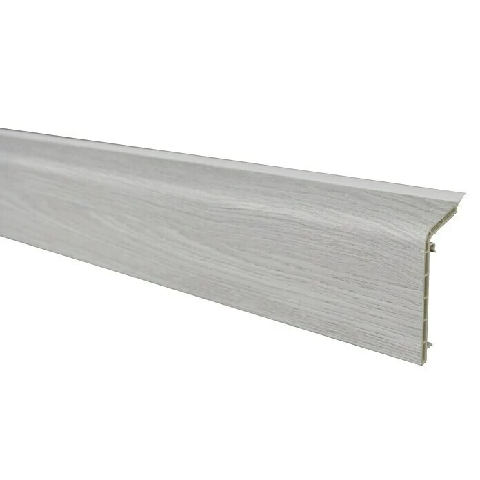 BAUHAUS Marley Sockelleiste 2 M, Silbereiche 1 BAUHAUS Marley Sockelleiste 2 M, Silbereiche