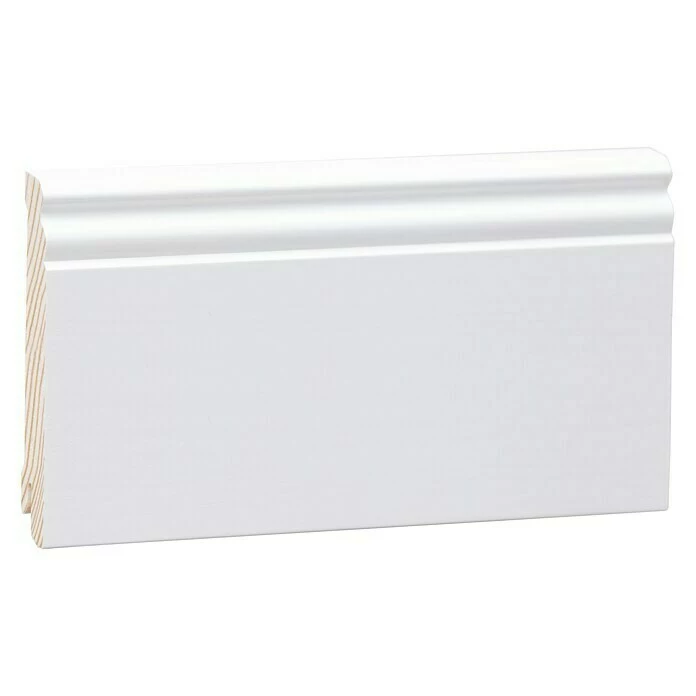 BAUHAUS Sockelleiste 2,4 M X 1,8 Cm X 9,6 Cm, Nadelholz, Lackiert 2 BAUHAUS Sockelleiste 2,4 M X 1,8 Cm X 9,6 Cm, Nadelholz, Lackiert – Bild 2