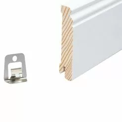 BAUHAUS Sockelleiste 2,4 M X 1,8 Cm X 9,6 Cm, Nadelholz, Lackiert 9 BAUHAUS Sockelleiste 2,4 M X 1,8 Cm X 9,6 Cm, Nadelholz, Lackiert -Angebote Fliesen Store 12 6117