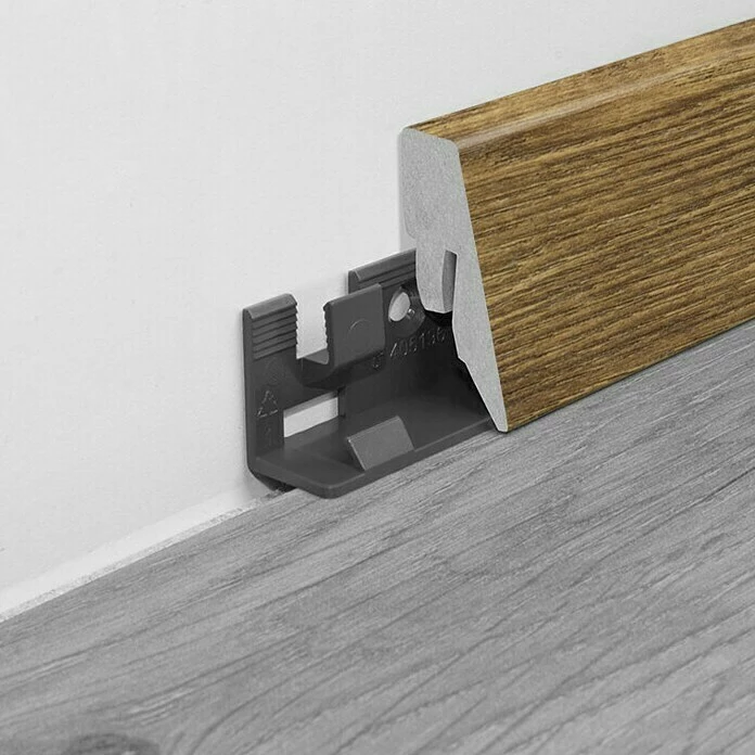 BAUHAUS LOGOCLIC Sockelleiste K40 C Eiche Mirandola 2,6 M X 19 Mm X 40 Mm, Gerade 1 BAUHAUS LOGOCLIC Sockelleiste K40 C Eiche Mirandola 2,6 M X 19 Mm X 40 Mm, Gerade