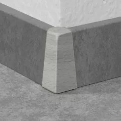 BAUHAUS LOGOCLIC Außenecke K40 C Buche Grau, 2 Stk., Passend Für: LOGOCLIC Sockelleiste K40 C