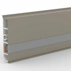 BAUHAUS Deckprofil Cubica LS80 Light Down Champagner, 2,5 M X 19 Mm X 80 Mm