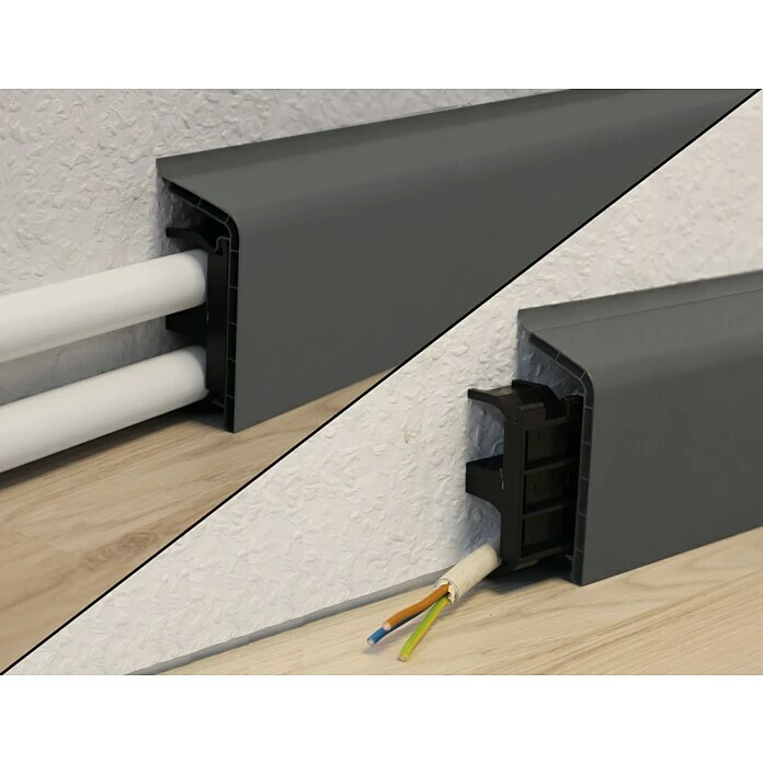 BAUHAUS Marley Sockelleiste 2 M, Weiß 5 BAUHAUS Marley Sockelleiste 2 M, Weiß – Bild 5