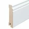 BAUHAUS Sockelleiste 2,44 M X 1,8 Cm X 9,6 Cm, Profiliert, Grundiert