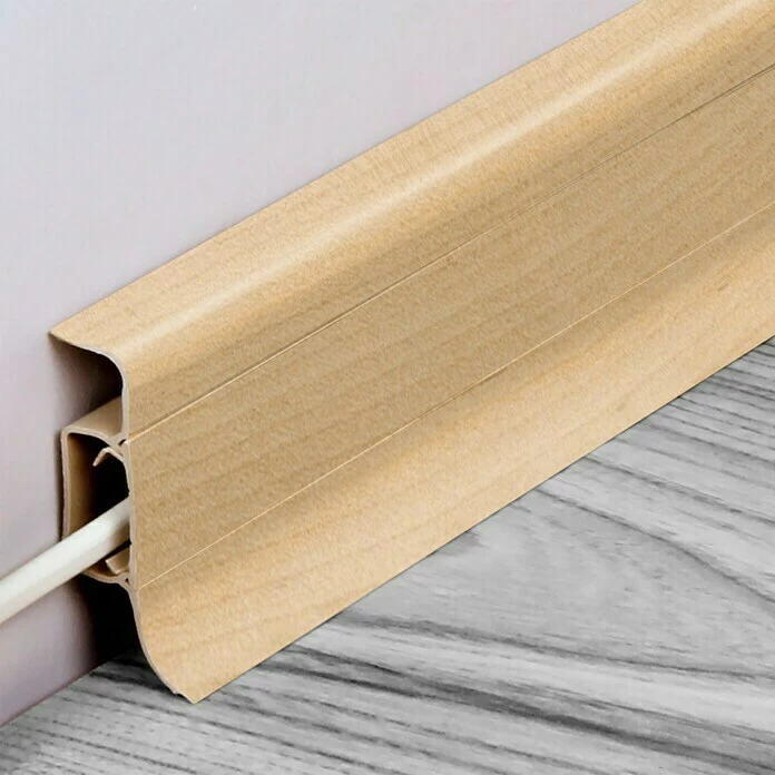 BAUHAUS LOGOCLIC Kabelkanalleiste Buche Hell, 2,5 M X 22,5 Mm X 50 Mm 1 BAUHAUS LOGOCLIC Kabelkanalleiste Buche Hell, 2,5 M X 22,5 Mm X 50 Mm