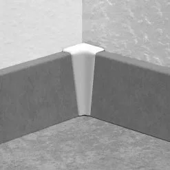 BAUHAUS LOGOCLIC Innenecke K40 C Weiß, 2 Stk., Passend Für: LOGOCLIC Sockelleiste K40 C