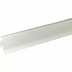 BAUHAUS Kunststoffsockelleiste KU50 Weiß, 2,5 M X 22 Mm X 50 Mm