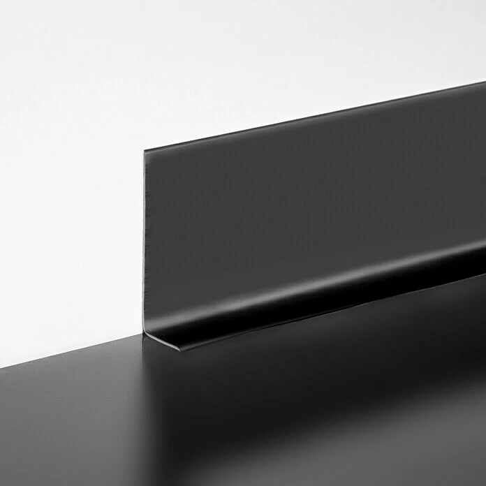 BAUHAUS LOGOCLIC Weichsockelleiste Schwarz, 10 M X 15 Mm X 50 Mm, Kleben 1 BAUHAUS LOGOCLIC Weichsockelleiste Schwarz, 10 M X 15 Mm X 50 Mm, Kleben