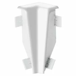 BAUHAUS LOGOCLIC Innenecke K58 Weiß, 2 Stk., Geeignet Für: Sockelleiste K58 C