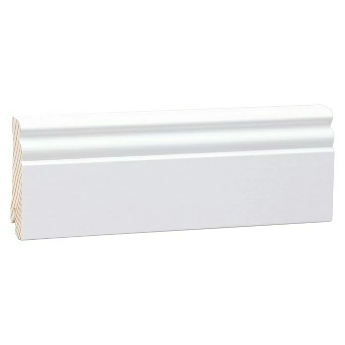 BAUHAUS Sockelleiste 2,4 M X 1,8 Cm X 7 Cm, Weiß, Lackiert 2 BAUHAUS Sockelleiste 2,4 M X 1,8 Cm X 7 Cm, Weiß, Lackiert – Bild 2