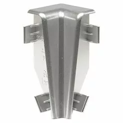 BAUHAUS LOGOCLIC Innenecke K50 Silber, 2 Stk., Passend Für: LOGOCLIC Sockelleisten K50