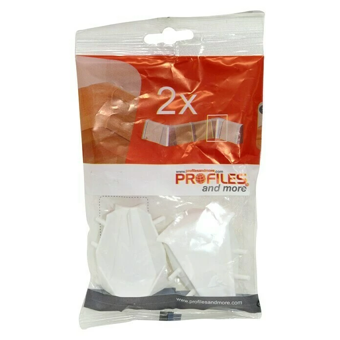 BAUHAUS Profiles And More Innenecke FU147H Weiß, 2 Stk. 2 BAUHAUS Profiles And More Innenecke FU147H Weiß, 2 Stk. – Bild 2