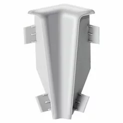 BAUHAUS LOGOCLIC Innenecke K58 Silber, 2 Stk., Geeignet Für: Sockelleiste K58 C