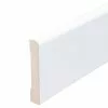 BAUHAUS Sockelleiste Weiß, 2,44 M X 1 Cm X 5,8 Cm, Gerade