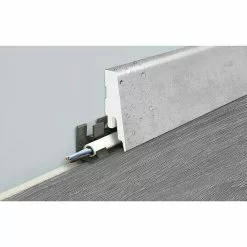 BAUHAUS LOGOCLIC Sockelleiste K58 C Sharky Tiles 2,4 M X 18 Mm X 58 Mm, Gerade