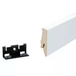 BAUHAUS Sockelleiste Weiß, 2,4 M X 18 Mm X 58 Mm, Konisch 8 BAUHAUS Sockelleiste Weiß, 2,4 M X 18 Mm X 58 Mm, Konisch -Angebote Fliesen Store 12 6272